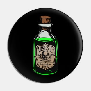 Arsenic Vintage label Pin