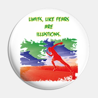 Running, Fitness Marathon No fear Quote Pin