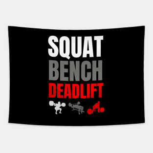 SQUAT BENCH DEADLIFT Tapestry