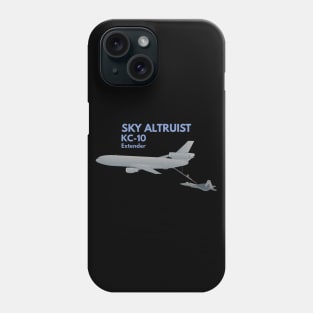 KC-10 Airplane Refueling F-22 Phone Case