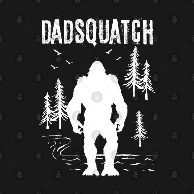 Dadsquatch Funny Bigfoot by Tesszero