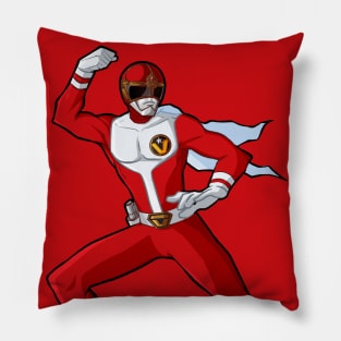 Google Red V Pillow