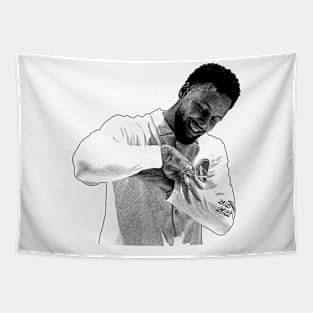 Steph Curry 4 Rings Tapestry