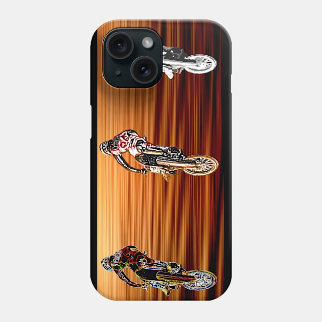 motocross Phone Case by rickylabellevie