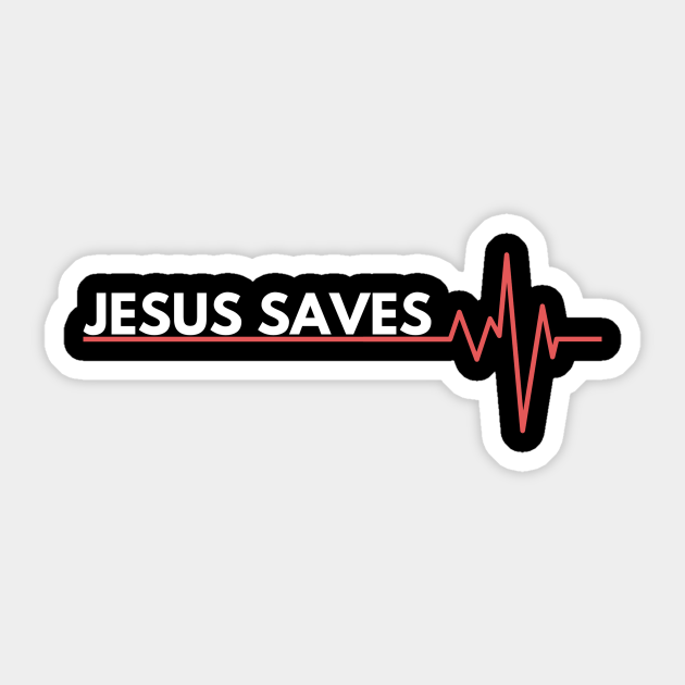 Jesus Saves - Jesus Saves - Sticker