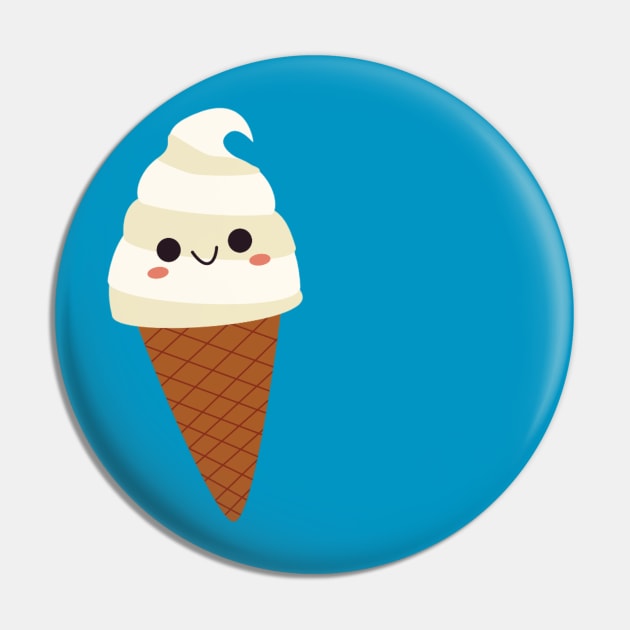 Vanilla Ice Cream Pin by Nahlaborne