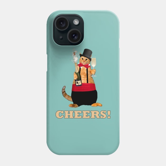 Dex Redfurred PAWty Time! CHEERS! Phone Case by RawSunArt