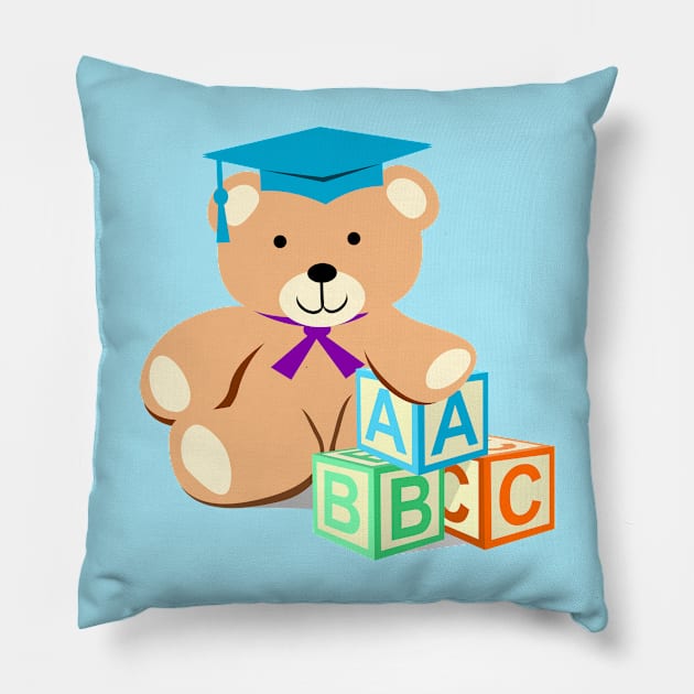 Bear ABC Pillow by Alvd Design