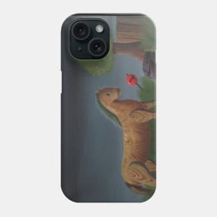 Rocking Horse in Park Phone Case