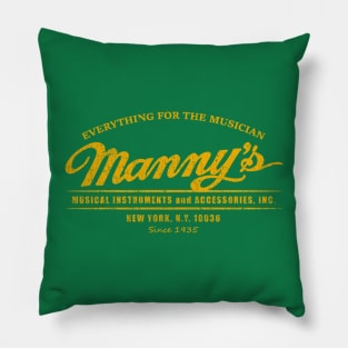 Vintage Gold Manny's Music 1935 Pillow