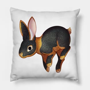 Cozy Tan Rabbit Pillow