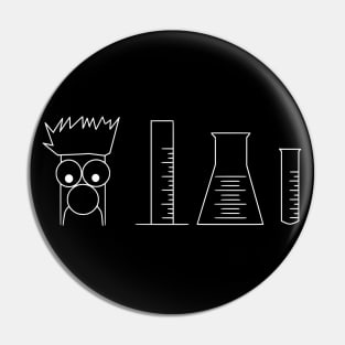 Beaker Chemistry Pun Pin