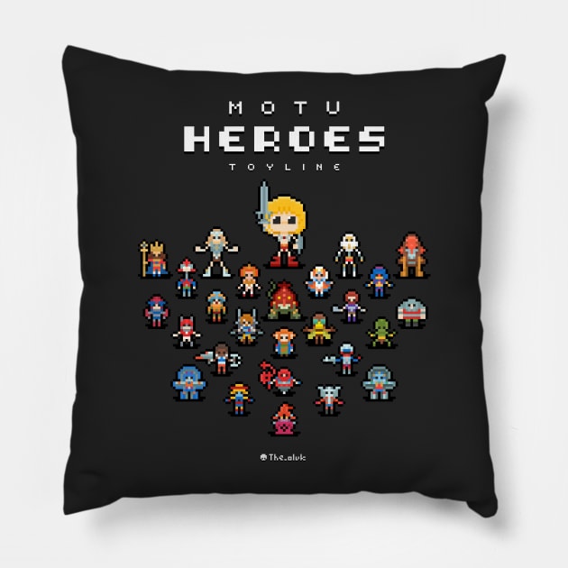 16-Bit MOTU Heroes Toyline Pillow by The_Oluk