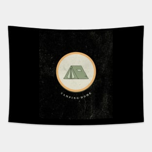 Camping Tent Patch Tshirt Tapestry