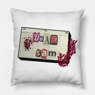 Dear Sam Cassette Tape Pillow