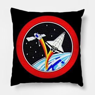 Black Panther Art - NASA Space Badge 126 Pillow