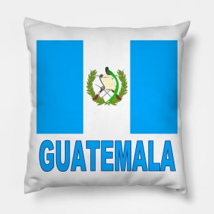 The Pride of Guatemala - Guatemalan National Flag Design Pillow