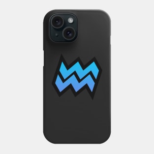 Aquarius Light Blue Gradient Phone Case