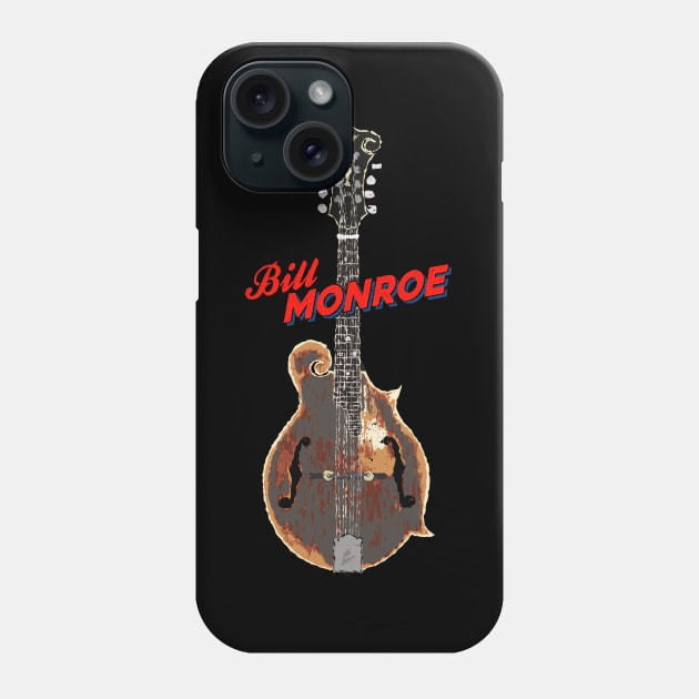 Bill Monroe 1923 Gibson F-5 Mandolin Phone Case by Daniel Cash Guitar