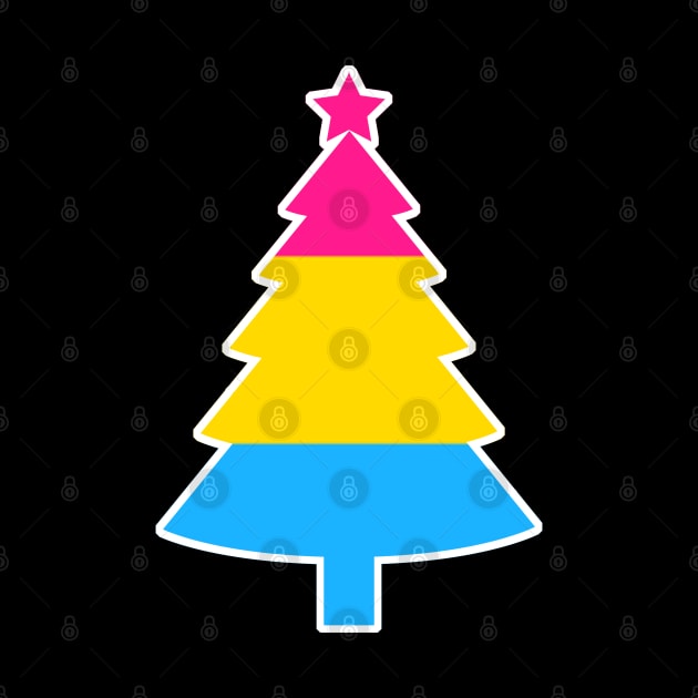 Christmas Tree LGBT Flag Pansexual by aaallsmiles