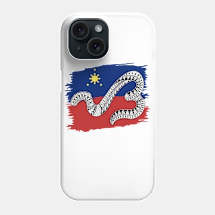 Philippine Flag Tribal line Art / Baybayin word SA Phone Case