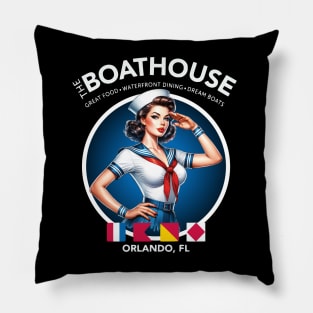 The Boat House Restaurant and Bar Orlando Florida Pillow