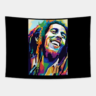 Bob Marley Wpap Art Tapestry