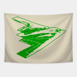 Northrop Grumman B-2 Spirit - Green Design Tapestry