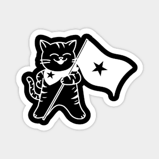 Cat Flag Magnet