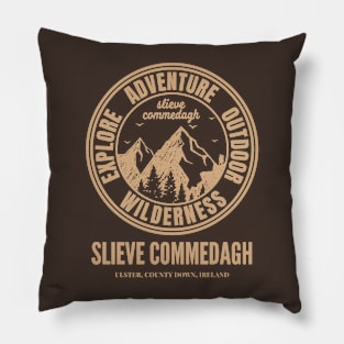 Ireland Hiking, Slieve Commedagh Mountain Hike Pillow