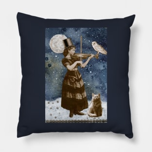 Snowfall Serenade Pillow