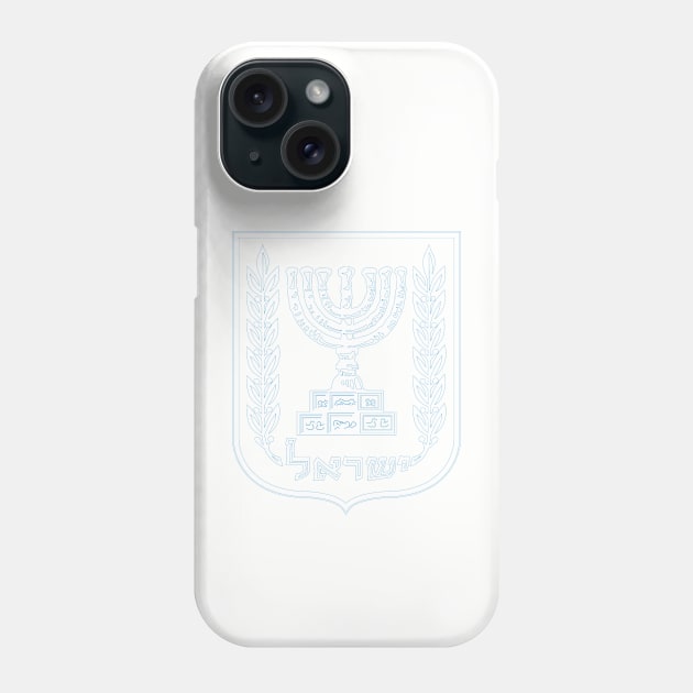 Emblem of the State of Isral Phone Case by EphemeraKiosk