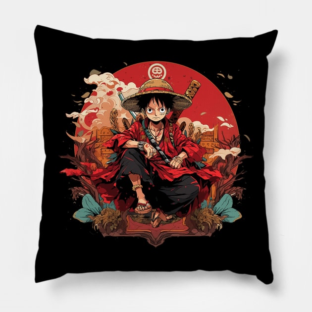 luffy Pillow by lets find pirate