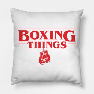 Boxing Stranger Things Art Pillow