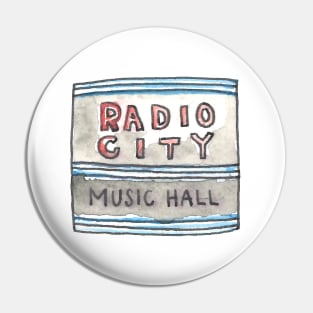 New York City Icons: Radio City Music Hall Pin