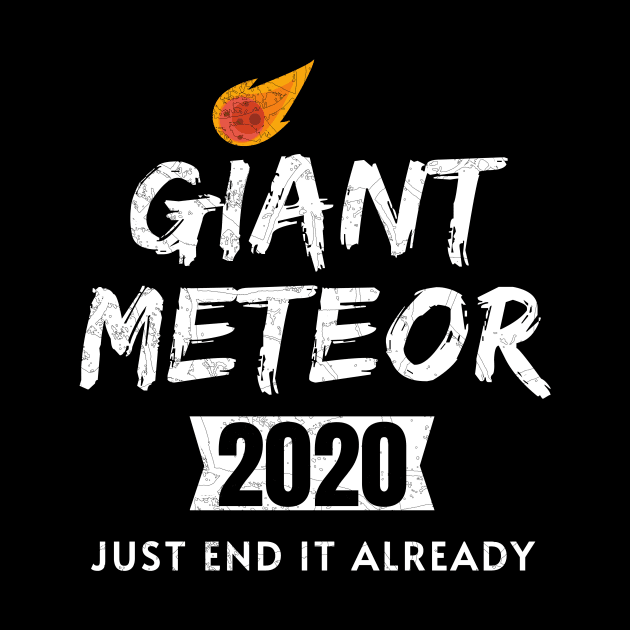 Giant Meteor 2020, Just End It Already, 2020 Election for The American President Funny by WPKs Design & Co