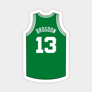 Malcolm Brogdon Boston Jersey Qiangy Magnet