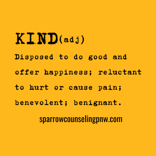 Definition of Kind: Black Letters T-Shirt