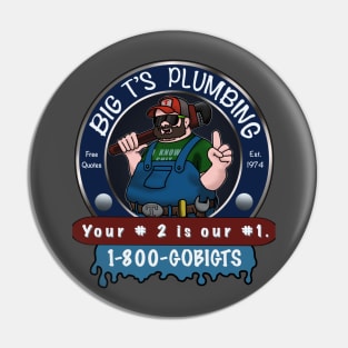 Big t'S plumbing Pin