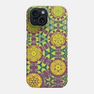 Purple and Lime Green Transitional Pattern - WelshDesignsTP004 Phone Case