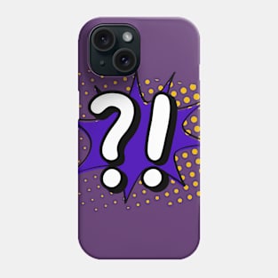 Retro, vintage comic design Phone Case