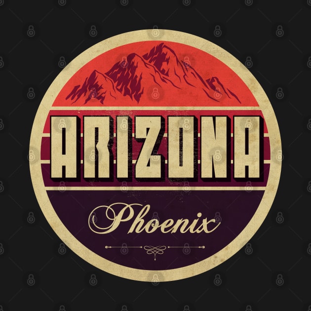 Arizona Phoenix Vintage by CTShirts