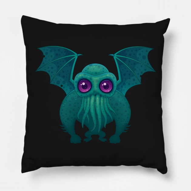 Cthulhu Pillow by fizzgig