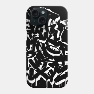 Graffiti Alphabet #6 white Phone Case