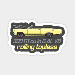 rolling topless Magnet