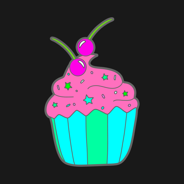 Cupcake by Kelly Louise Art