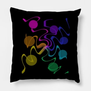 Rainbow Swirl Pillow