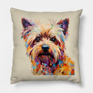 Cairn Terrier art Pillow