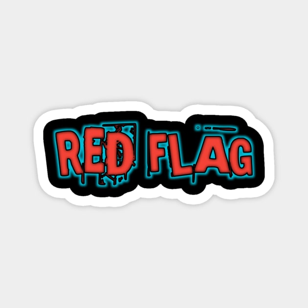 Red flag Magnet by Menu.D