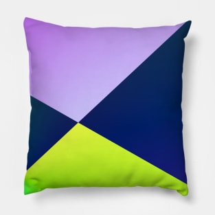 blue purple green texture Pillow